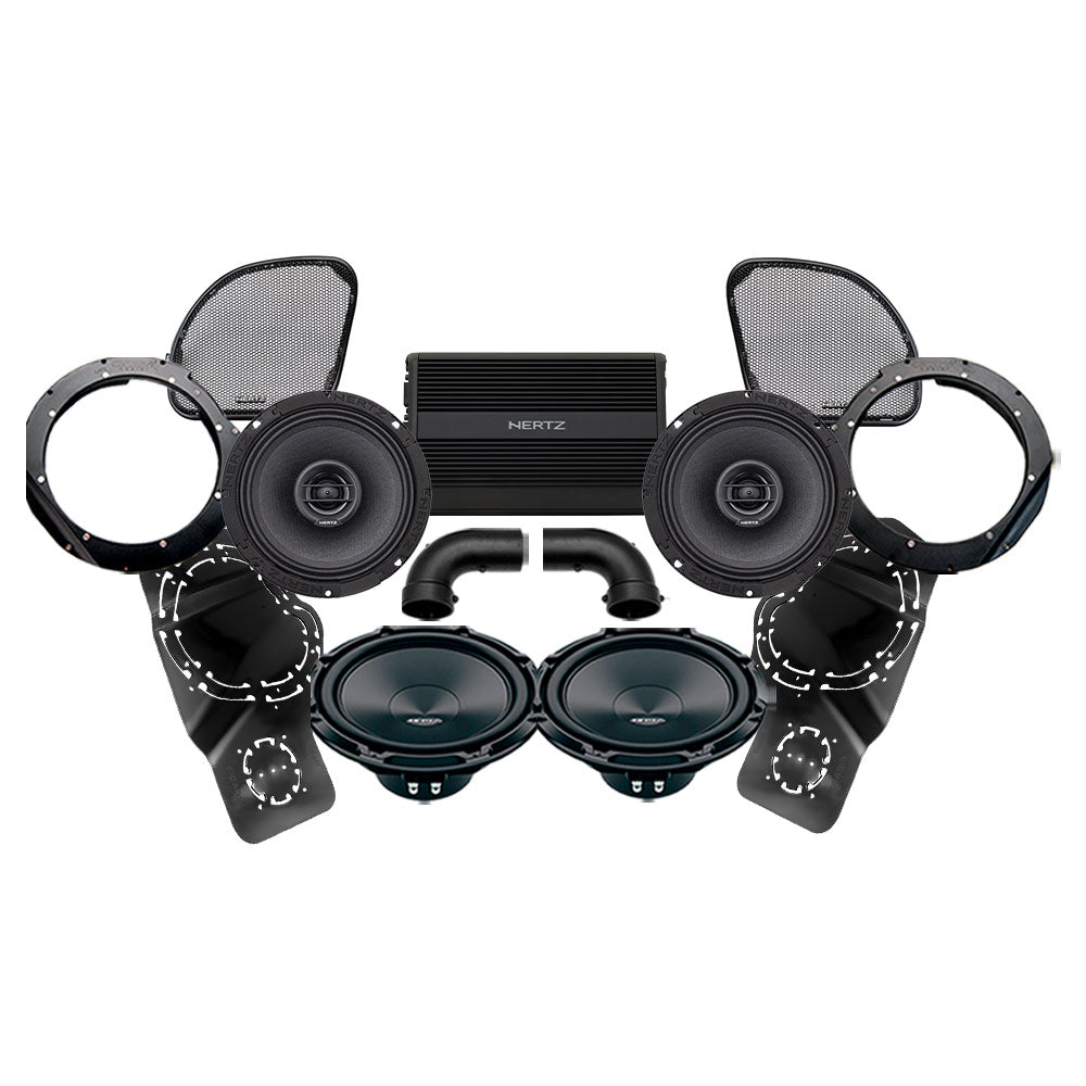 Hertz Stage 2 Plug & Play Amp and Speaker Package With Subwoofer