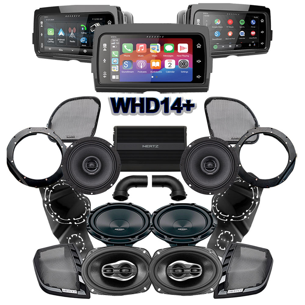 Hertz Stage 4 Plug & Play Amp, Speaker and Subwoofer Package With