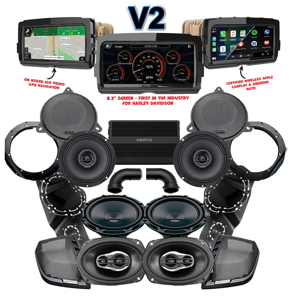 Hertz Stage 4 Plug & Play Amp And Speaker Package / Subwoofer Kit