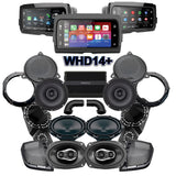 Hertz Stage 4 Ultimate Plug & Play Amp, Speaker, and Subwoofer Package With Soundstream Reserve WHD14+ Radio For 2014-2023 Harley Davidson® Street Glide, Electra Glide, And Ultra