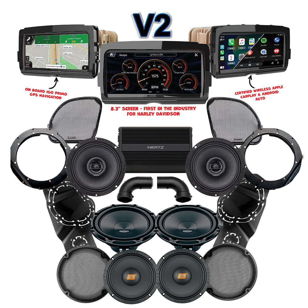 Hertz Stage 4 Plug & Play Amp, Speaker and Subwoofer Package With