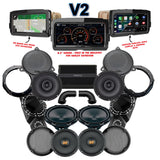 Hertz Stage 4 Plug & Play Amp, Speaker and Subwoofer Package With SoundStream Reserve V2 Radio For 2014-2025 Harley Davidson® Ultra Classic / Ultra Limited