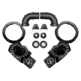 Cicada Audio Saddlebag Cutting Template and Complete 10" Mid-Bass Saddlebag Mounting Kits for 2014-2023 Harley Davidson® Motorcycles