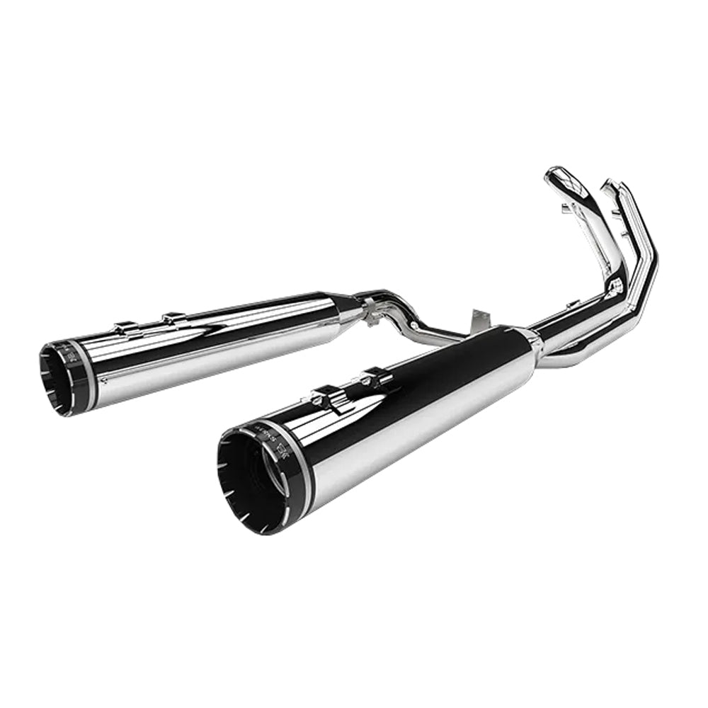 Khrome Werks 200400A / 1800-2175 DOMINATOR 4.5″ Mufflers w/ Tracer Tips, Chrome For Harley Davidson® Touring 2017-2025