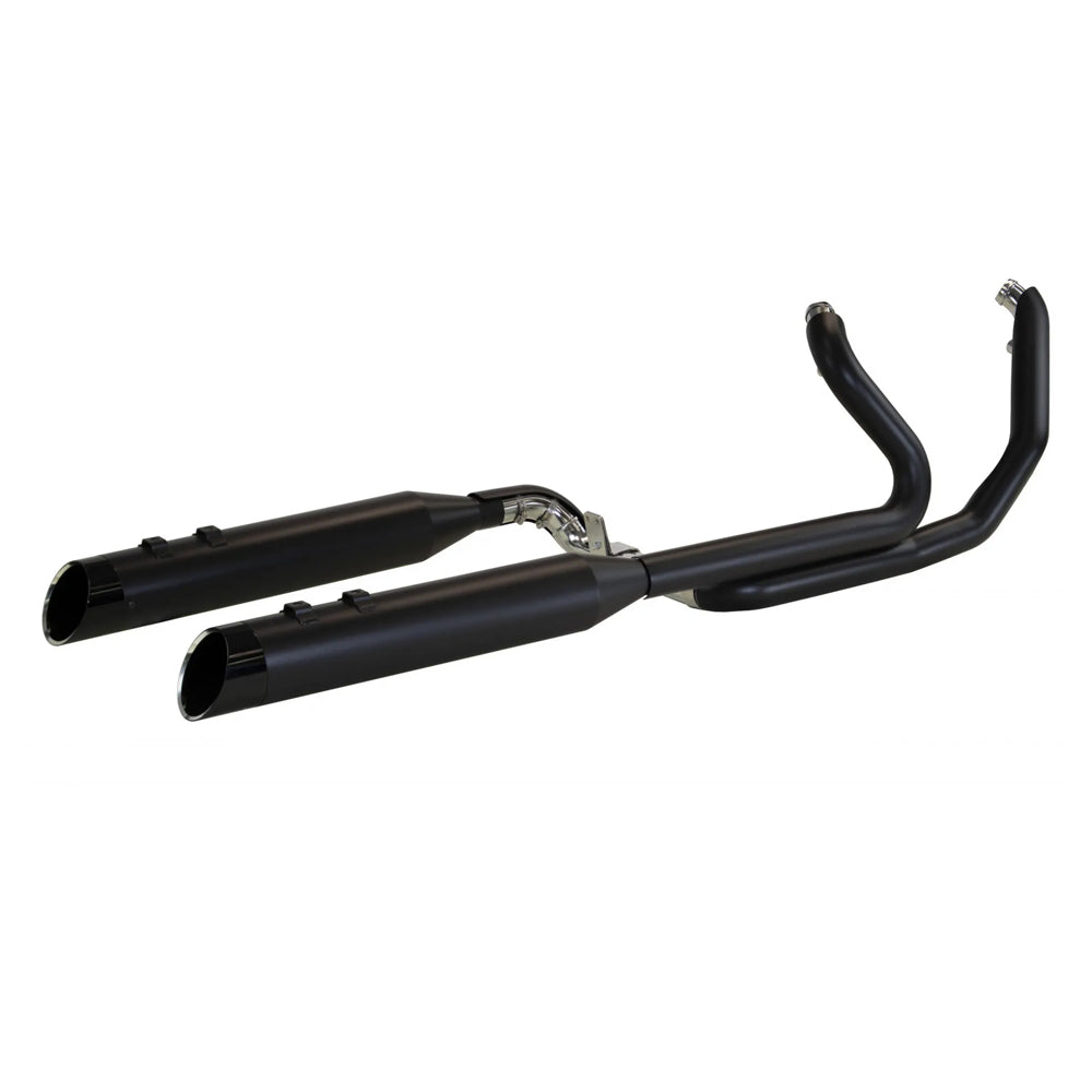 Khrome Werks 200445 / 1800-2481 DOMINATOR 4.5″ Mufflers w/ Edge Tips, Black For Harley Davidson® Touring 2017-2025