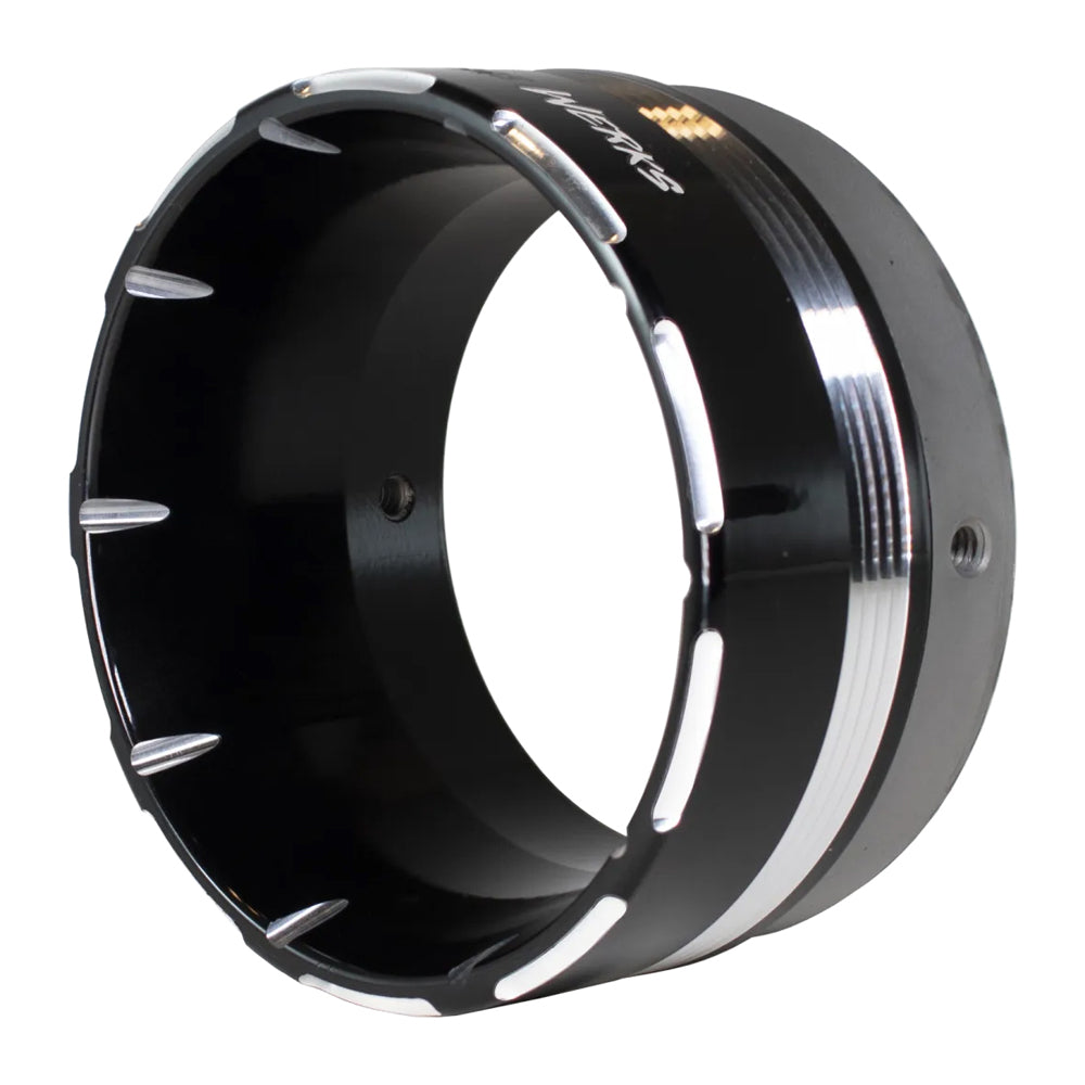 Khrome Werks 1861-1454 4.5” Tracer Tip - Black for Harley Davidson® ( 200709P )