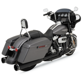 Khrome Werks 1800-2176 DOMINATOR 2:2 4.5" Mufflers w/ Tracer Tips, Black For Harley Davidson® Touring 2017-2026 ( 201810A )