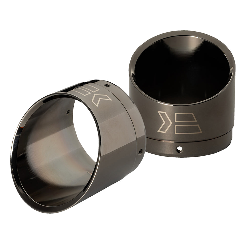 Khrome Werks 1861-1685 4.5” Edge End Cap Tip Bundle - Eclipse ( 201719 - 2)