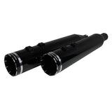 Khrome Werks 202640 4.50" HP-PLUS Obsidian Tracer Billet Tip Mufflers for 2024-2026 CVO ST - Perfect Color Match to Gloss Black