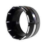 Khrome Werks 202640 4.50" HP-PLUS Obsidian Tracer Billet Tip Mufflers for 2024-2026 CVO ST - Perfect Color Match to Gloss Black