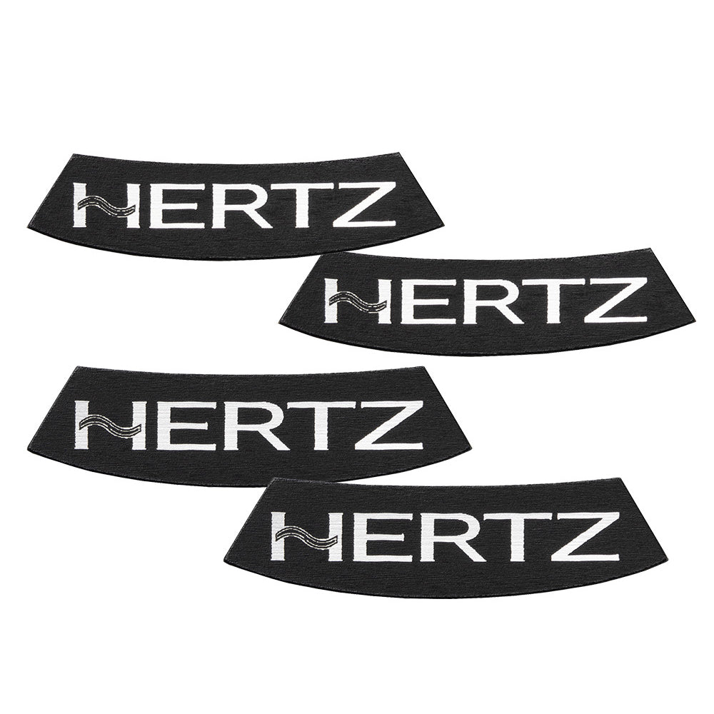 HogBadge Hertz Logos with Silver Text for 2021-2023 Street Glide CVO Factory Front & Tour Pak Grilles