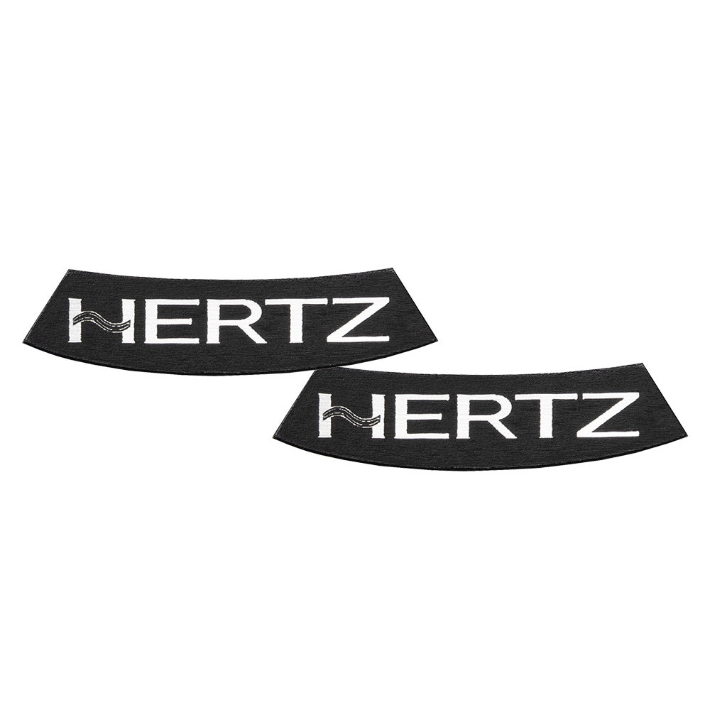 HogBadge Hertz Logos with Silver Text for 2021-2023 Street Glide CVO Factory Front & Tour Pak Grilles