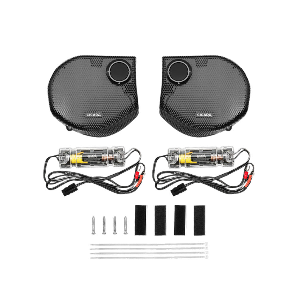 Cicada Audio 24CXK65.4SG Mid-Bass Component 6.5" Speaker Kit - 4 Ohm for 2024-Up Harley Davidson® Street Glide Motorcycles ( 24CXK65.4SG )