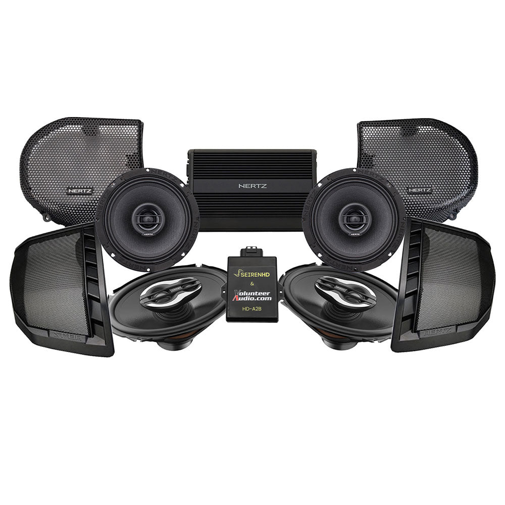 Hertz Premium A2B Stage 4 Plug & Play Amp And Speaker Package For