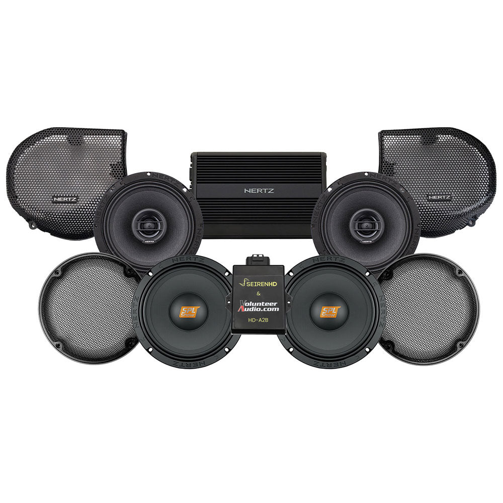 Hertz Premium A2B Stage 4 Plug & Play Amp And Speaker Package For