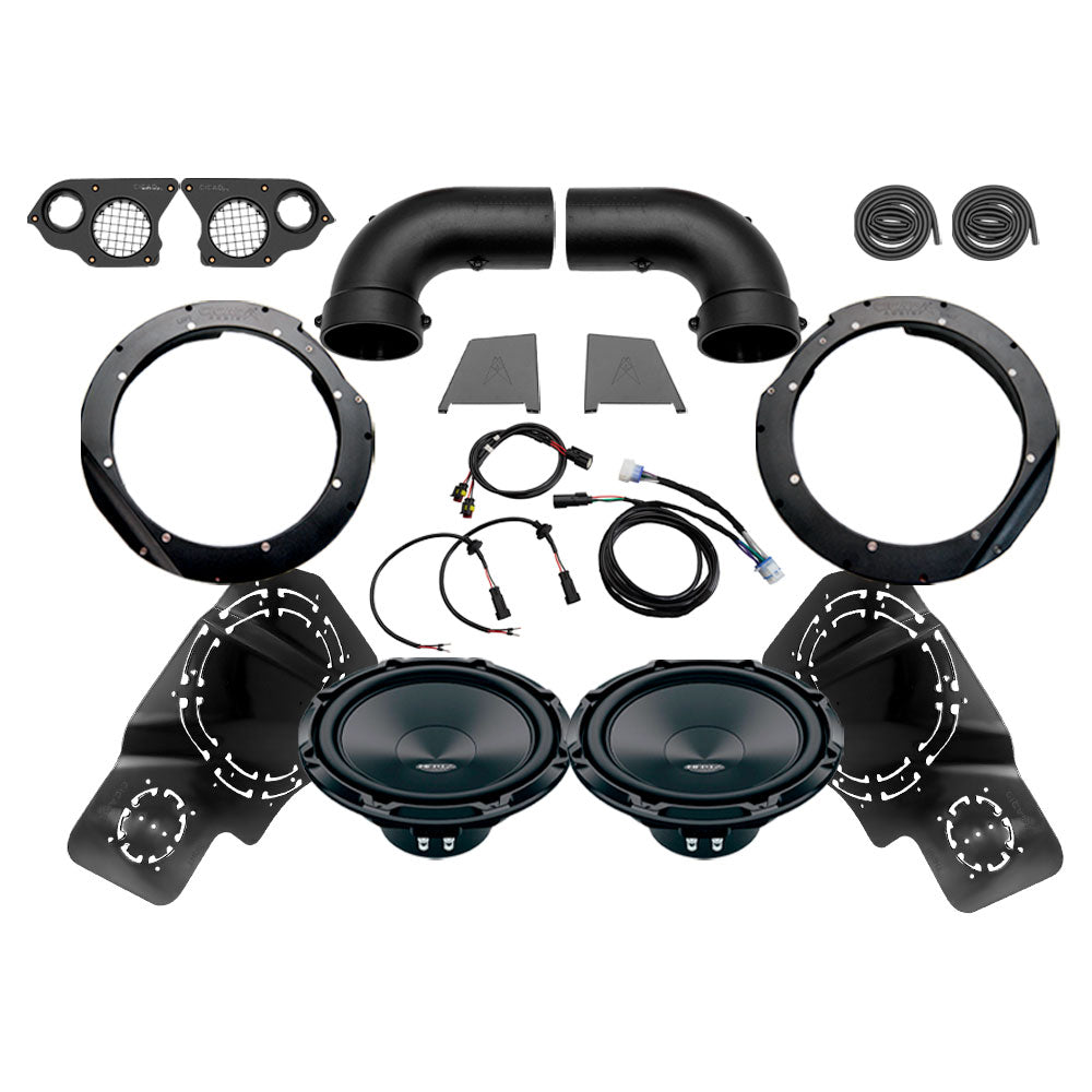 Hertz / Cicada Audio Subwoofer Add-On Kit for Hertz A2B 2024-Up Harley Davidson® Touring Motorcycles