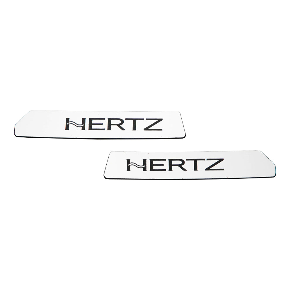 HogBadge Hertz Logos for 2023.5-2024 Road Glide & Street Glide CVO Rear Speaker Grilles Only
