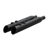 Khrome Werks 1801-1863 4.0" Black HP Plus Slash Up Mufflers with Perforate Baffles for Select 2017-Up M8 Harley Davidson® Motorcycles ( 40FSL-1011-BLK )