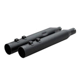 Khrome Werks 1801-1872 4.0" Black HP Plus Straight Cut Mufflers with Ripper Baffles for 2017-Up M8 Harley Davidson® Touring Motorcycles  ( 40FST-1012-BLK )