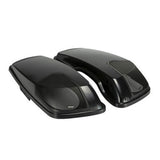 Kicker 46HDBL Bag Lids with Paintable Hardware for 2014-2023 Harley Davidson® Motorcycles