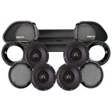 Precision Power Stage 4 Plug & Play Amp And Speaker Package For 1996-2013 Harley Davidson® Road Glide for Existing SoundStream Reserve, Aquatic-AV, and Boss Radios