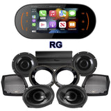 Precision Power HT Stage 4 Plug & Play Amp And Speaker Package With SoundStream Reserve HDHU.9813RG Radio For 1998-2013 Harley Davidson® Road Glide