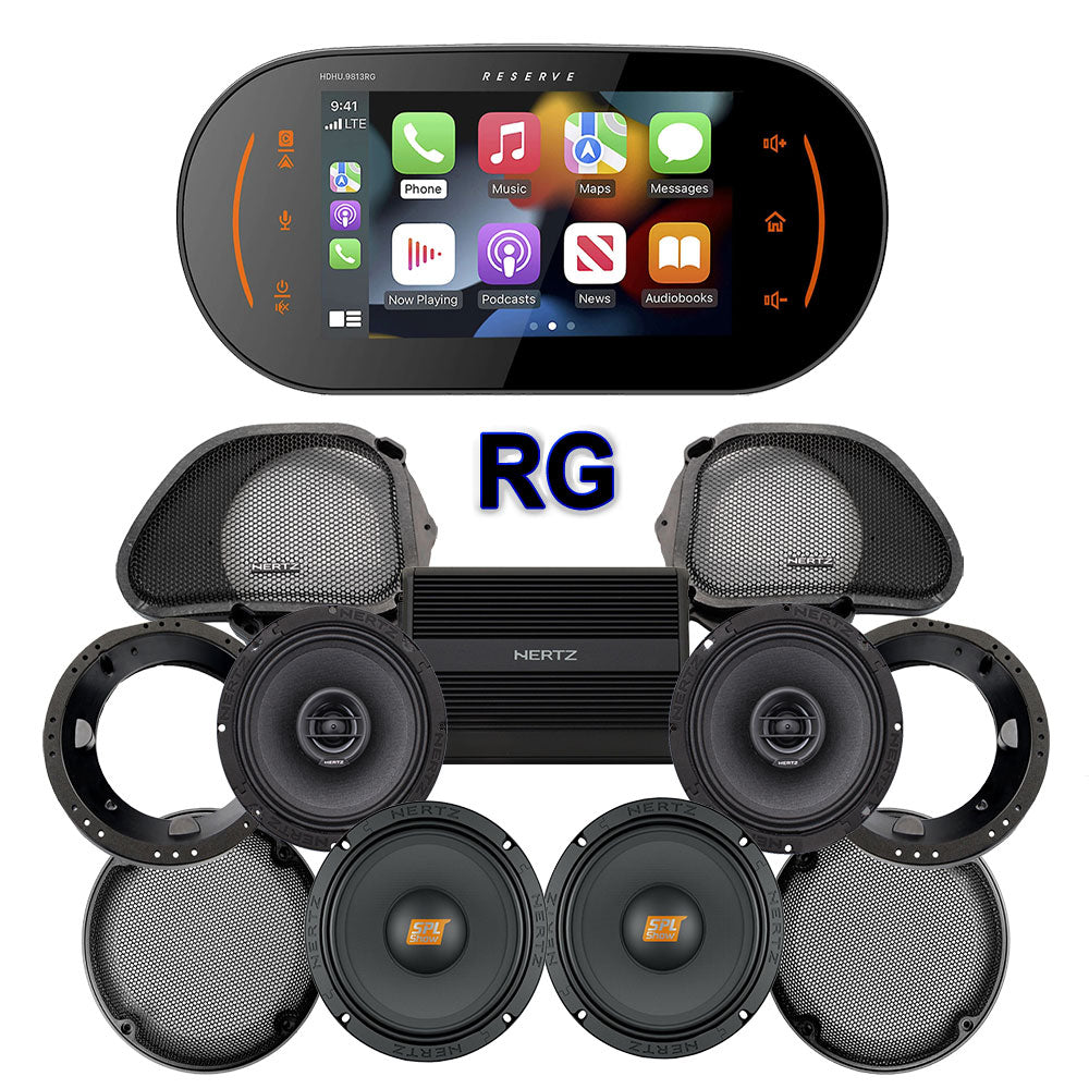 Hertz Stage 4 Plug & Play Amp And Speaker Package With Soundstream