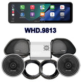 Cicada Audio CXX Stage 2 Plug & Play Amp And Speaker Package With Soundstream Reserve WHD.9813 Radio For 1998-2013 Harley Davidson® Road Glide