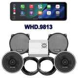 Cicada Audio CXX Stage 2 Plug & Play Amp And Speaker Package With Soundstream Reserve WHD.9813 Radio For 1998-2013 Harley Davidson® Street Glide, Electra Glide, And Ultra