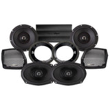 Precision Power Stage 4 Plug & Play Amp And Speaker Package For 1996-2013 Harley Davidson® Road Glide for Existing Soundstream Reserve, Aquatic-AV, and Boss Radios