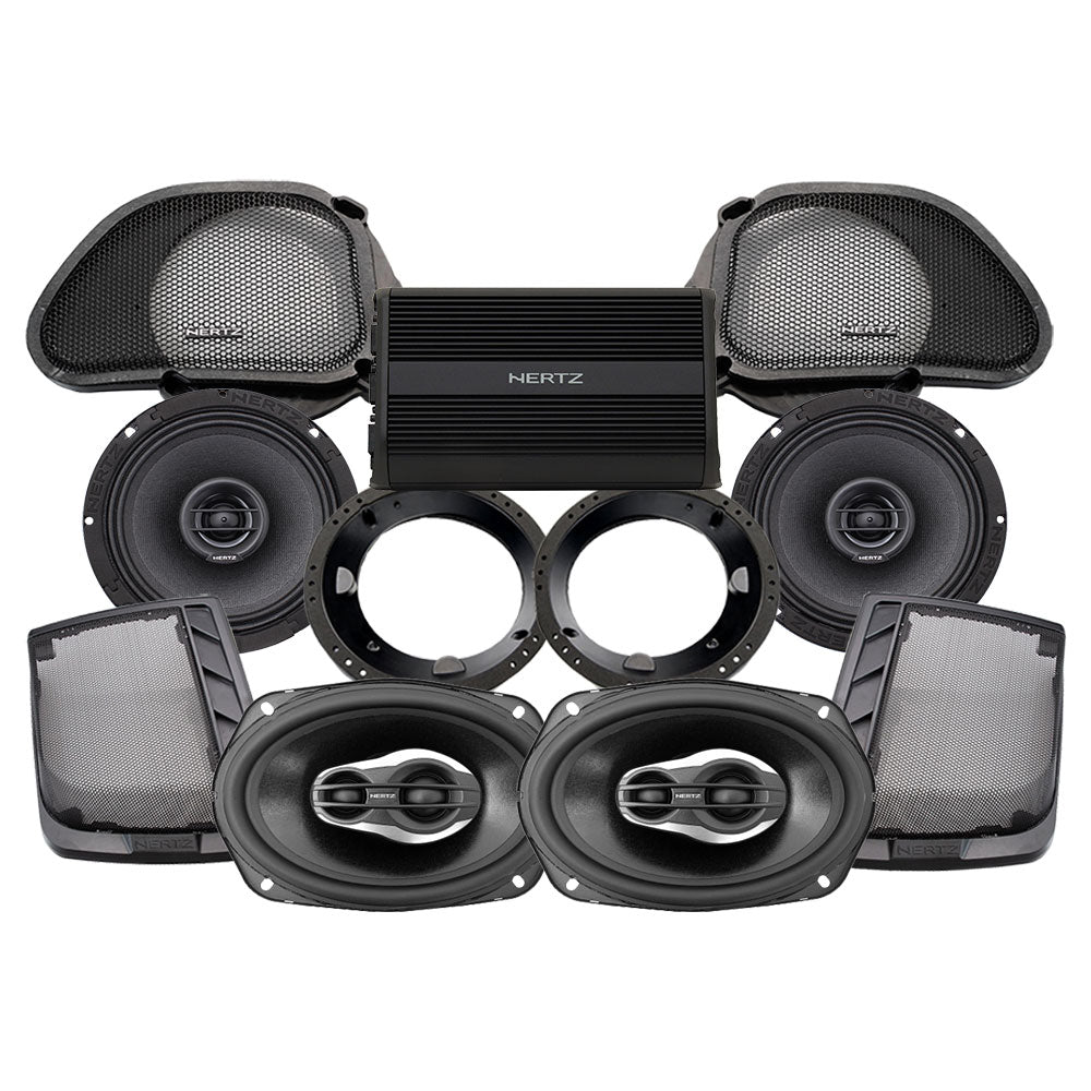 Hertz Stage 4 Plug & Play Amp And Speaker Package For 2009-2013