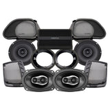 Hertz Stage 4 Plug & Play Amp And Speaker Package For 2009-2013 Harley Davidson® CVO Road Glide for Existing Soundstream Reserve, Aquatic-AV, and Boss Radios