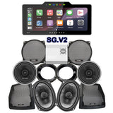 Cicada Audio CXX Stage 4 Plug & Play Amp And Speaker Package With Soundstream Reserve SG.V2 Radio For 1998-2013 Harley Davidson® CVO Street Glide And Ultra