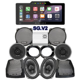 Cicada Audio CXX Stage 4 Plug & Play Amp And Speaker Package With Soundstream Reserve SG.V2 Radio For 1998-2013 Harley Davidson® Street Glide, Electra Glide, And Ultra