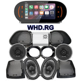 Cicada Audio CXX Stage 4 Plug & Play Amp And Speaker Package With SoundStream Reserve WHD.RG Radio For 1998-2013 Harley Davidson® Road Glide