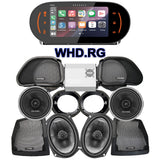 Cicada Audio CXX Stage 4 Plug & Play Amp And Speaker Package With SoundStream Reserve WHD.RG Radio For 1998-2013 Harley Davidson® Road Glide