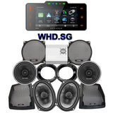 Cicada Audio CXX Stage 4 Plug & Play Amp And Speaker Package With Soundstream Reserve WHD.SG Radio For 1998-2013 Harley Davidson® CVO Street Glide And Ultra