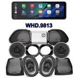 Cicada Audio CXX Stage 4 Plug & Play Amp And Speaker Package With Soundstream Reserve WHD.9813 Radio For 2009-2013 Harley Davidson® CVO Road Glide