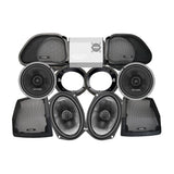 Cicada Audio CXX Stage 4 Plug & Play Amp And Speaker Package For 2009-2013 Harley Davidson® CVO Road Glide for Existing Soundstream Reserve, Aquatic-AV, and Boss Radios