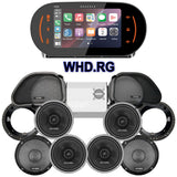Cicada Audio CXX Stage 4 Plug & Play Amp And Speaker Package With Soundstream Reserve WHD.RG Radio For 1996-2013 Harley Davidson® CVO Road Glide