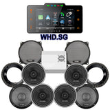 Cicada Audio CXX Stage 4 Plug & Play Amp And Speaker Package With Soundstream Reserve WHD.SG Radio For 1998-2013 Harley Davidson® Street Glide, Electra Glide, And Ultra
