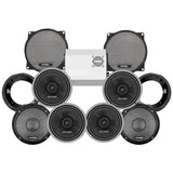 Cicada Audio CXX Stage 4 Plug & Play Amp And Speaker Package For 1996-2013 Harley Davidson® Street Glide, Electra Glide, And Ultra for Existing SoundStream Reserve, Aquatic-AV, and Boss Radios