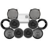 Cicada Audio CXX Stage 4 Plug & Play Amp And Speaker Package For 1996-2013 Harley Davidson® Street Glide, Electra Glide, And Ultra for Existing SoundStream Reserve, Aquatic-AV, and Boss Radios
