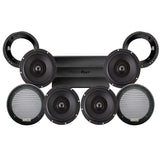 Precision Power Stage 4 Plug & Play Amp And Speaker Package For 1996-2013 Harley Davidson® Road Glide for Existing SoundStream Reserve, Aquatic-AV, and Boss Radios