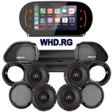 Precision Power Stage 4 Plug & Play Amp And Speaker Package With Soundstream Reserve WHD.RG Radio For 1998-2013 Harley Davidson® Road Glide