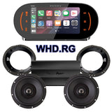 Precision Power Stage 2 Plug & Play Amp And Speaker Package With Soundstream Reserve WHD.RG Radio For 1998-2013 Harley Davidson® Road Glide