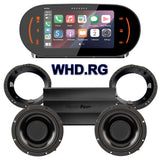 Precision Power HTW Stage 2 Plug & Play Amp And Speaker Package With Soundstream Reserve WHD.RG Radio For 1998-2013 Harley Davidson® Road Glide