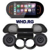 Hertz Stage 2 Plug & Play Amp And Speaker Package With Soundstream Reserve WHD.RG Radio For 1998-2013 Harley Davidson® Road Glide