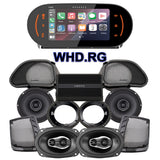 Hertz Stage 4 Plug & Play Amp And Speaker Package With SoundStream Reserve WHD.RG Radio For 1998-2013 Harley Davidson® Road Glide