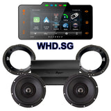 Precision Power Stage 2 Plug & Play Amp And Speaker Package With Soundstream Reserve WHD.SG Radio For 1998-2013 Harley Davidson® Street Glide, Electra Glide, And Ultra